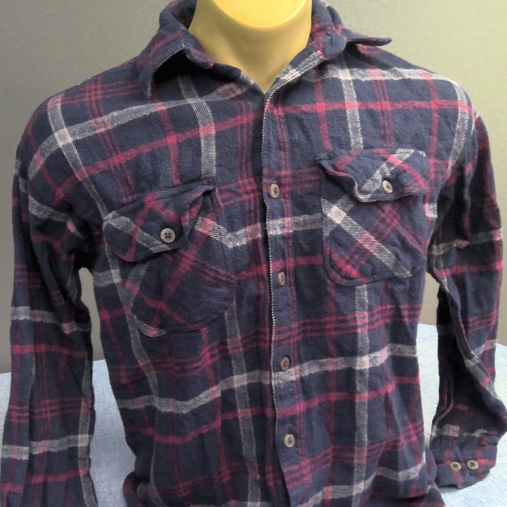 Vintage Canyon Guide Outfitters Flannel Work Shirt Medium